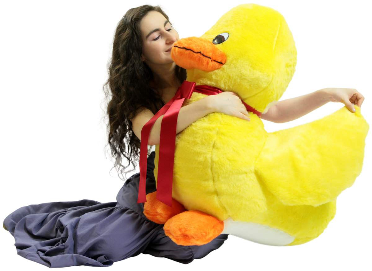 giant stuffed yellow duck