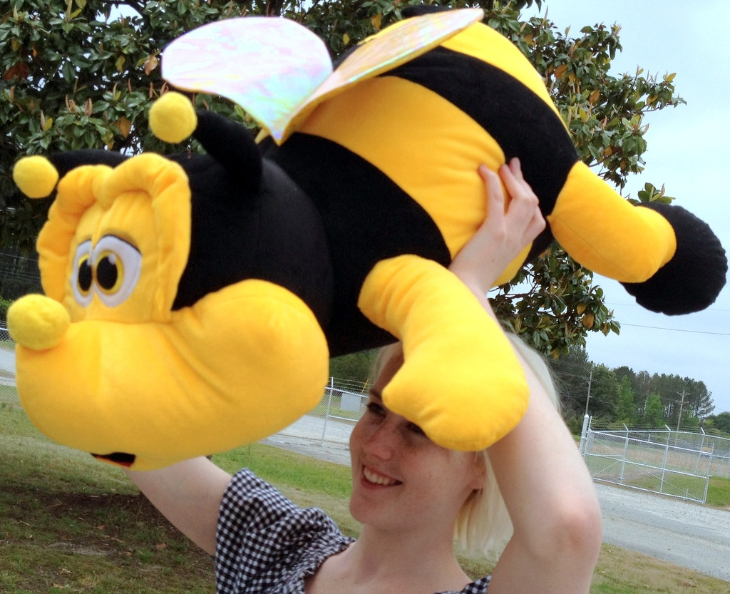 giant bee stuffed animal