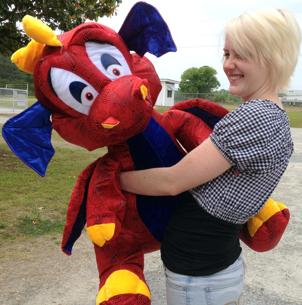 giant dragon stuffed animal