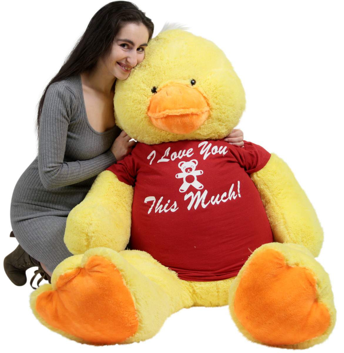 big stuffed duck