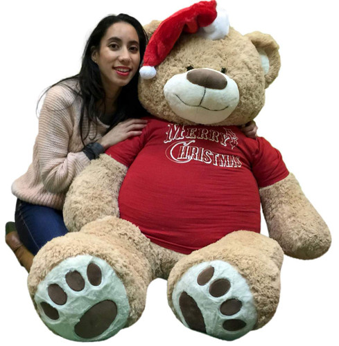 large christmas teddy