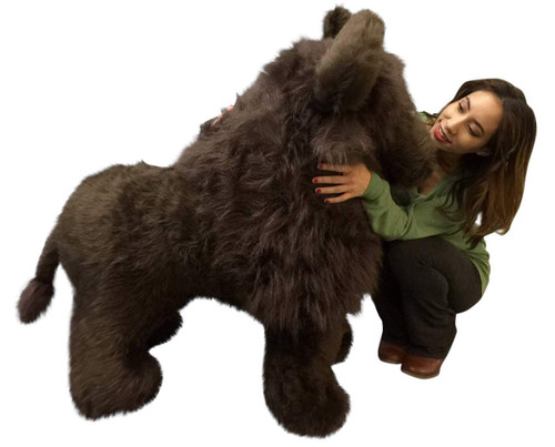giant stuffed buffalo