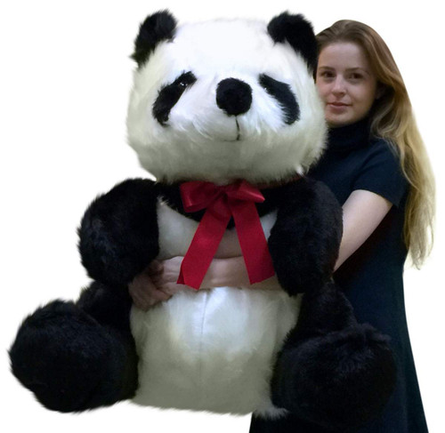 big stuffed animal panda