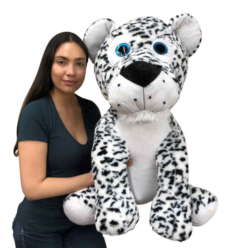 large leopard plush