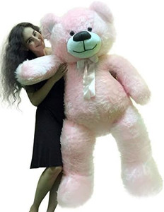 American Made 5ft Pink Giant Teddy Bear Soft Big Plush Premium Large Stuffed Animal Made in USA