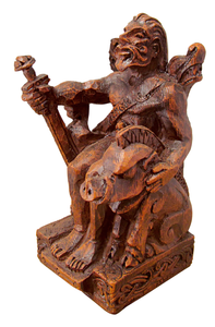 Seated Freyr Statue Seated Freyr Statue