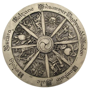 Wheel of the Year Plaque