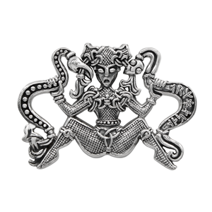 Sterling Silver Ormhaxan Snake Witch Pendant Sterling Silver Ormhaxan Snake Witch Pendant