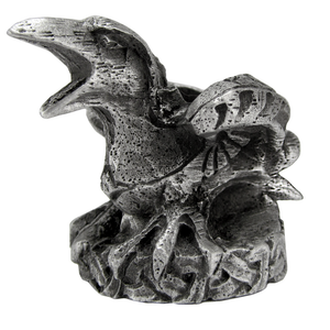 Mini Pewter Raven Candle Holder Mini Pewter Raven Candle Holder