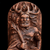 Horned God Statue - Wood Finish Pagan Wiccan Figure