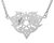 Sterling Silver Heart Pentacle Necklace