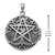 Sterling Silver Tree Pentacle Aromatherapy Locket Pendant Sterling Silver Tree Pentacle Aromatherapy Locket Pendant