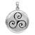 Sterling Silver Moon Pentacle Aromatherapy Locket Pendant Sterling Silver Moon Pentacle Aromatherapy Locket Pendant