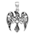 Sterling Silver Small Raven Pentacle Pendant Sterling Silver Small Raven Pentacle Pendant