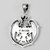Sterling Silver Crescent Raven Pentacle Pendant Sterling Silver Crescent Raven Pentacle Pendant