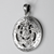 Sterling Silver Large Cut Out Moon Pentacle Pendant Sterling Silver Large Cut Out Moon Pentacle Pendant