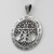 Sterling Silver Extra Large Cut Out Tree Pentacle Pendant