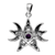 Sterling Silver Moon Phase Pendant with Amethyst