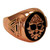 Large Copper Odin Valknut Ring Large Copper Odin Valknut Ring