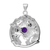 Sterling Silver Odin Sleipnir Pendant with Amethyst Sterling Silver Odin Sleipnir Pendant with Amethyst