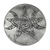 Pewter Moon Pentacle Paten Altar Plate Pewter Moon Pentacle Paten Altar Plate