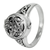 Sterling Silver Moon Pentacle Poison Locket Ring Sterling Silver Moon Pentacle Poison Locket Ring