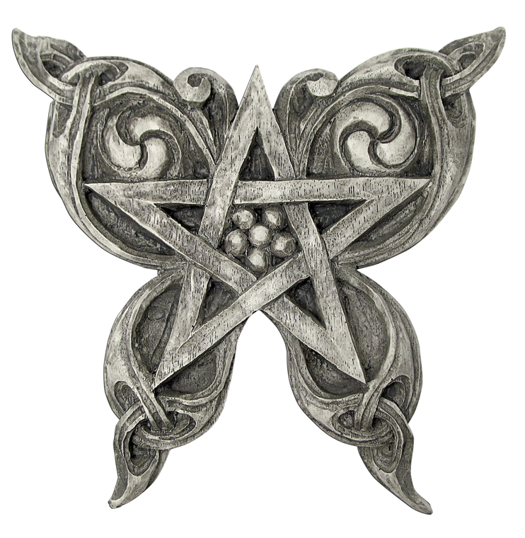 Butterfly Pentacle Plaque