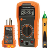 Kit de Prueba Multímetro + Comprobador de Voltaje + Comprobador de Tomacorrientes 69149P Klein Tools
