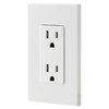 Contacto Dúplex de 15A 125V 5325W y Placa de 1 Módulo DECORA Color Blanco 803010SW Leviton