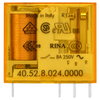 Mini Relé para Circuito Impreso Tipo 40.52 2CC 8A 24VAC 405280240000 Finder