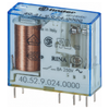 Mini Relé para Circuito Impreso Tipo 40.52 2CC 8A 24VDC 405290240000 Finder