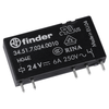 Relé Electromecánico para Circuito Impreso Tipo 34.51 1CC 6A 24VDC 345170240010 Finder