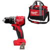 Taladro Percutor/Destornillador Compacto sin Escobillas M18 de 1/2in 360220 + Regalo Maleta de Herramientas PACKOUT de 15in 48228321 Milwaukee