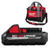 Batería M18 REDLITHIUM  OUTPUT CP3.0 48111835 + Regalo Maleta de Herramientas PACKOUT de 15in 48228321 Milwaukee