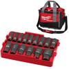 Juego de Dados de Impacto SHOCKWAVE de 1/2in 15pzs 49666817 +  Regalo Maleta de Herramientas PACKOUT de 15in 48228321 Milwaukee