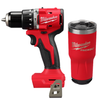 Taladro Percutor/Destornillador Compacto sin Escobillas M18 de 1/2in 360220 + Regalo Vaso Térmico PACKOUT de 30oz  48828393R Milwaukee