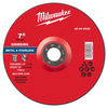Disco de Desbaste para Metal de 7in x 1/4in x 7/8in Tipo 27  49940533 Milwaukee