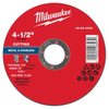 Disco de Corte para Metal de 4-1/2in x .045in x 7/8in Tipo 1 49940003 Milwaukee