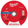 Disco de Corte para Metal Performance+ de 7in x 1/16in x 7/8in Tipo 1 49940133 Milwaukee