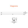 Tubo Fluorescente PENTRON T5 Base G5 54W 4100K 85110 Osram