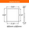 Panel Led 605X605 32W 3600lm 4000K 86569 Ledvance
