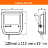 Reflector Led FLOODLIGHT IP65 10W 5000K 100/240V Color Blanco 85292 Ledvance