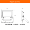 Reflector Led FLOODLIGHT IP65 30W 5000K 100/240V Color Blanco 85294 Ledvance