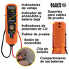 Kit de Multímetro Digital Automático de Gancho y Prueba Eléctrica 3pzs CL120VP Klein Tools