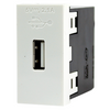 Contacto Simple de Cargador USB CIEN 2.1A 120V Color Blanco USBCBLA Leviton