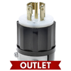 Clavija Media Vuelta 20A 120 a 208V 2511 Leviton Outlet