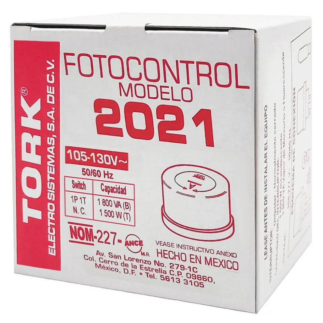 Fotocelda 105/130V 1500W 2021 Tork
