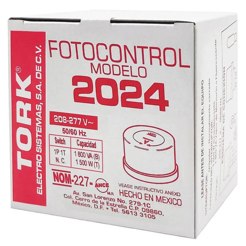 Fotocelda 208/277V 1500W 2024 Tork