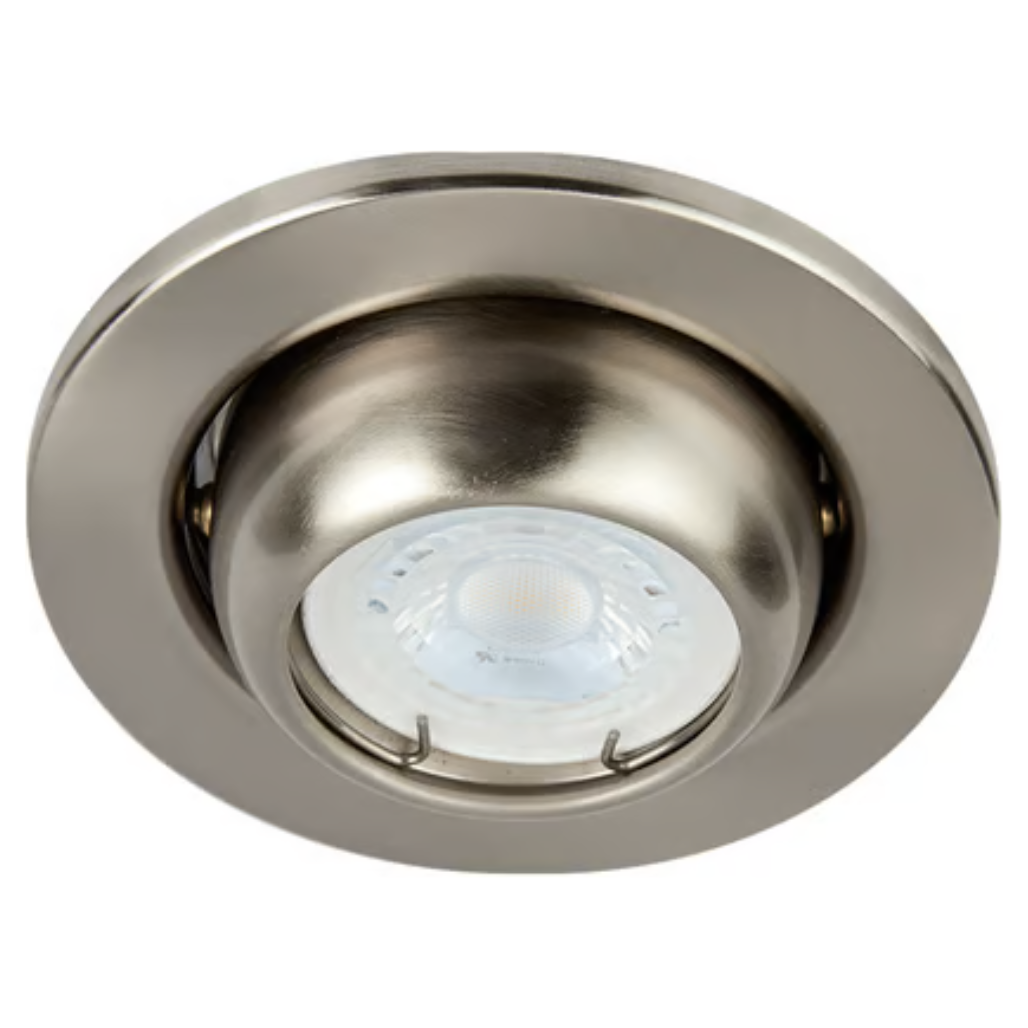 Luminaria Empotrable Downlight Dirigible Color Satinado YD345S Tecnolite