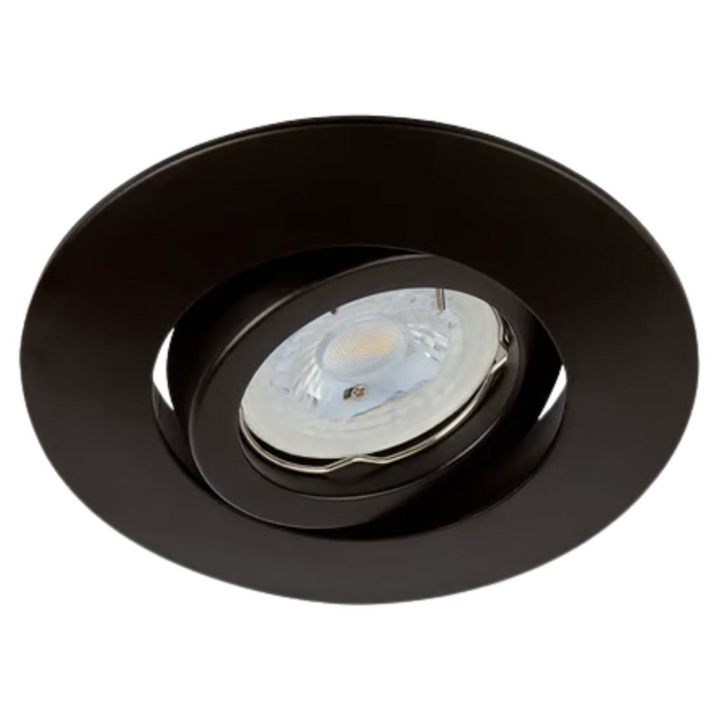 Luminaria Empotrable Downlight Dirigible Color Negro YD360BN Tecnolite